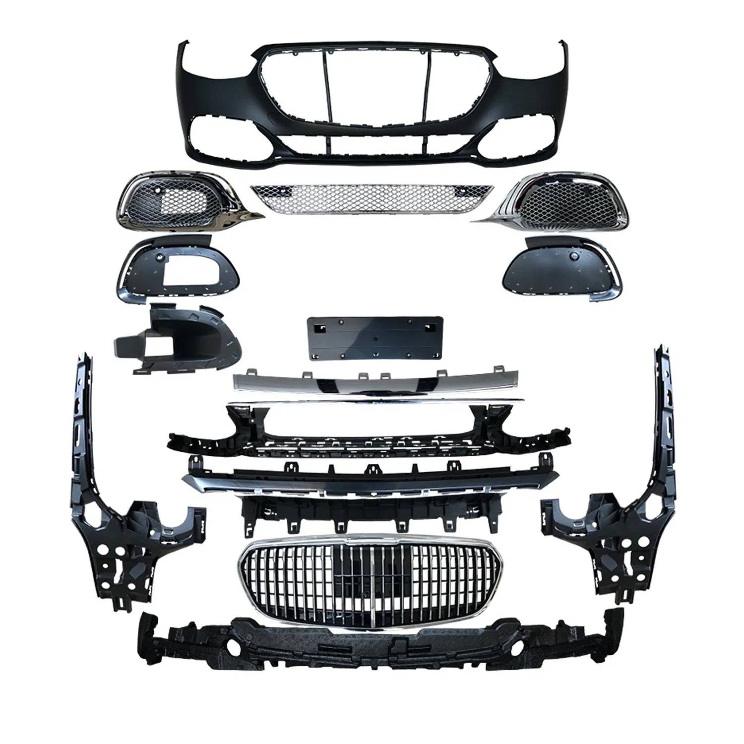 W223 Maybach grille assembly