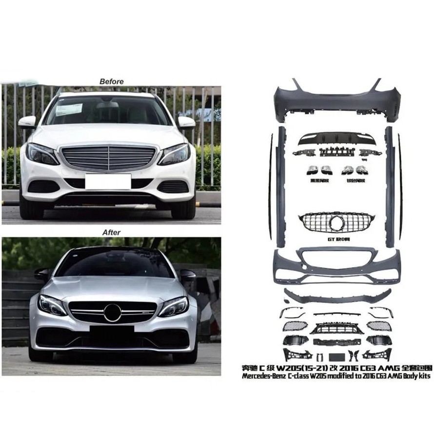 C63 AMG body kit